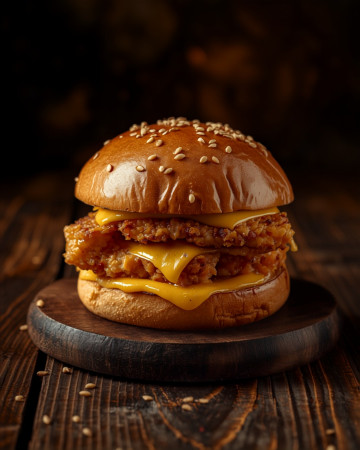 Crunchy Chicken Burger, 135 g